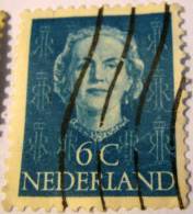 Netherlands 1949 Queen Juliana 6c - Used - Used Stamps