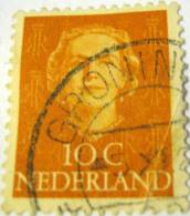 Netherlands 1949 Queen Juliana 10c - Used - Gebruikt