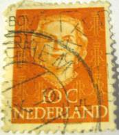 Netherlands 1949 Queen Juliana 10c - Used - Gebruikt