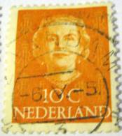 Netherlands 1949 Queen Juliana 10c - Used - Gebruikt