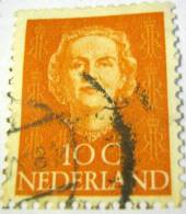 Netherlands 1949 Queen Juliana 10c - Used - Gebruikt