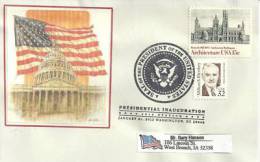 The Inauguration Of Barack Obama As The 44th President Of The United States. Obliteration Speciale De Washington  2013 - Storia Postale