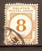 MALACCA.     .1936.   .TAXE.   Y&T N° 11A Oblitéré.   .cote 24 Euros - Malayan Postal Union