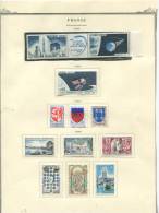 France 1965 And Up MH On 8 Pages CV Mi 49 Euro - Collections