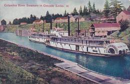 Oregon Columbia River Steamers In Cascade Locks - Other & Unclassified