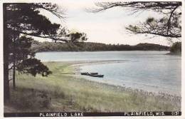 Wisconsin Plainfield Plainfield Lake 1950 Real Photo RPPC - Autres & Non Classés