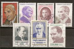 Turquie Turkey 1992 Ataturk, Etc Obl - Used Stamps