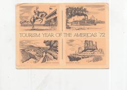 BT11408 Tourism Year Of Teh Americas 72 Rodeo Misissippi River Boat Grand Canion Monument  Valley  2 Scans - Grand Canyon