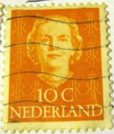 Netherlands 1949 Queen Juliana 10c - Used - Used Stamps