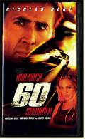 VHS Video Action -  Nur Noch 60 Sekunden -  Mit Nicolas Cage , Giovanni Ribisi , Angelina Jolie , T.J. Cross -  Von 2000 - Action, Adventure