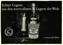 Reklame Werbeanzeige  -  Hennessy Cognac ,  Echter Cognac Aus Den Wertvollsten Lagern ,  Von 1965 - Alcools