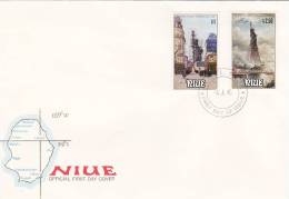 Niue 1986 Statue Of  Liberty FDC - Niue