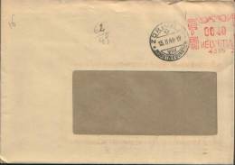 1949  ZURICH 31 INDUSTRIEQUARTIER X ROMA - Postage Meters