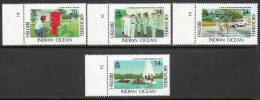 British Indian Ocean Territory 1991 - BIOT Administration Plate 1A/1C SG111-114 MNH Cat £11++ SG2015 - Territorio Británico Del Océano Índico