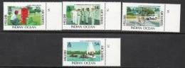 British Indian Ocean Territory 1991 - BIOT Administration Plate 1A/1C SG111-114 MNH Cat £11++ SG2015 - Territorio Británico Del Océano Índico