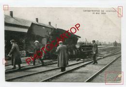 KONTICH-CONTICH-Catastrophe Ferroviaire-Chemin De Fer-Wagon-Train-1908-Reclame CINEMA-BELGIEN-BELGIQUE- - Kontich