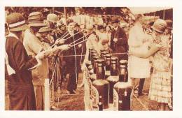 Postcard Fishing For Bottles LONDON Botanic Gardens 1927 Fund Raising Nostalgia - Ferias