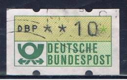 D Deutschland 1981 Mi 1 Automatenmarke 10 Pfg - Timbres De Distributeurs [ATM]