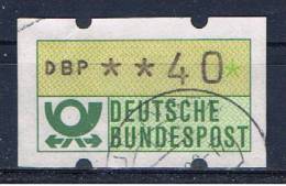 D Deutschland 1981 Mi 1 Automatenmarke 40 Pfg - Machine Labels [ATM]