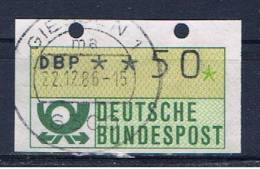 D Deutschland 1981 Mi 1 Automatenmarke 50 Pfg - Machine Labels [ATM]