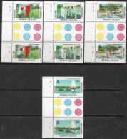 British Indian Ocean Territory 1991 - BIOT Administration Gutter Pairs SG111-114 MNH Cat £22++ SG2015 - See Note - British Indian Ocean Territory (BIOT)