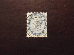 BELGIO 1883 LEOPOLDO 25 C USATO - 1883 Leopold II.