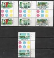 British Indian Ocean Territory 1991 - BIOT Administration Gutter Pairs SG111-114 MNH Cat £22++ SG2015 - See Note - Territorio Británico Del Océano Índico