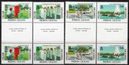 British Indian Ocean Territory 1991 - BIOT Administration Gutter Pairs SG111-114 MNH Cat £22++ SG2015 - See Note - Territoire Britannique De L'Océan Indien