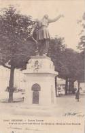 Cp , 33 , LIBOURNE , Cours Tourny , Statue Du Capitaine O. De Géreaux , Héros De Sidi-Brahim - Libourne
