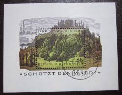 Briefmarken Österreich Schützt Den Wald 1985 Block Kleinbogen - Blocks & Kleinbögen