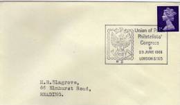 424 - Carta  Inglaterra, 1968, Londres - Lettres & Documents