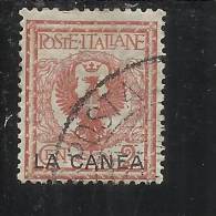 LA CANEA 1905 ITALY OVERPRINTED SOPRASTAMPATO D´ITALIA  2 CENT. TIMBRATO USED - La Canea