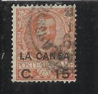 LA CANEA 1905 ITALY OVERPRINTED SOPRASTAMPATO D´ITALIA  15 CENT. TIMBRATO USED - La Canea