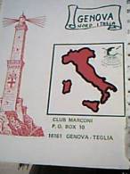 QSL GENOVA BIGLIETTO CLUB MARCONI  1988  EF14858 - CB-Funk