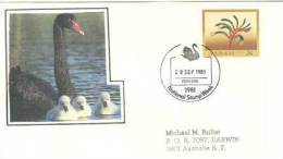 AUSTRALIE. Le Cygne Noir (Cygnus Atratus) Entier Postal Perth 1981 - Zwanen