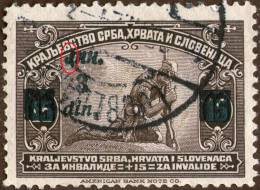 Yugoslavia,SHS - 1922,3d./15d.Mi#165,Y&T#1 46,error Shown On Scan,as Scan - Usati