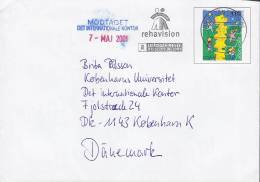 Germany Postal Stationery Ganzsache Entier 2001 Cover Brief To Denmark Europa CEPT - Buste - Usati