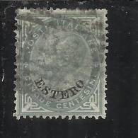 LEVANTE EMISSIONI GENERALI 1874 ITALY OVERPRINTED SOPRASTAMPATO D´ ITALIA 5 CENT.  USED TIMBRATO - Amtliche Ausgaben