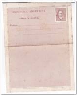 Argentinië Postcard Dark Brown - Postal Stationery