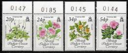 British Indian Ocean Territory 1993 - Christmas Flowers SG141-144 MNH Cat £4.45 SG2015 - British Indian Ocean Territory (BIOT)