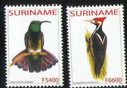 Surinam 2005 - Birds, Set Of 2 Stamps, MNH - Climbing Birds
