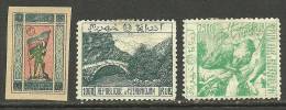 ASERBAIDSCHAN AZERBAIDJAN 1918/1919, 3 Stamps, Unused - Azerbeidzjan