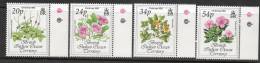 British Indian Ocean Territory 1993 - Christmas Flowers SG141-144 MNH Cat £4.45++ SG2015 - See Notes Below - British Indian Ocean Territory (BIOT)