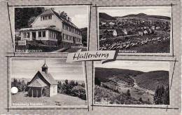 Deutschland,Hallenberg 1962,Erholungsheim Haus Waldesruh, Hochsauerland, Links Aus Bohrung Ausgeschnitten, Gelaufen 1962 - Arnsberg