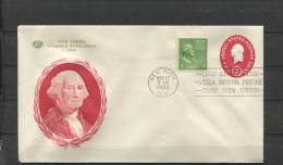 USA 1950 Upgrated Postal Stationary Cover A.S.D.A. Stamp Show NewYork  Cancel First Day Of Issue - Other & Unclassified