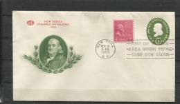 USA 1950 Upgrated Postal Stationary Cover A.S.D.A. Stamp Show NewYork  Cancel First Day Of Issue - Andere & Zonder Classificatie