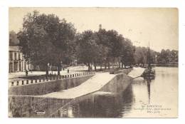 Cp, 33, Libourne, Les Bords De L'Isle, Quai Souchet, écrite 1931 - Libourne