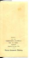 Communion Solennelle Marie Antoinette BLETTERY - Kommunion Und Konfirmazion