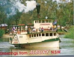 (461) Australia - NSW - Albury Cumberoona Paddle Wheeler Boat - Albury