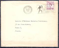 GRANDE BRETAGNE  Lettre   Cachet  LONDON   Le 15 OCT 1958   Avec Fermeture PUBLICITAIRE - Lettres & Documents